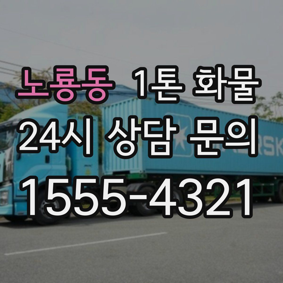 노룡동 1톤 화물