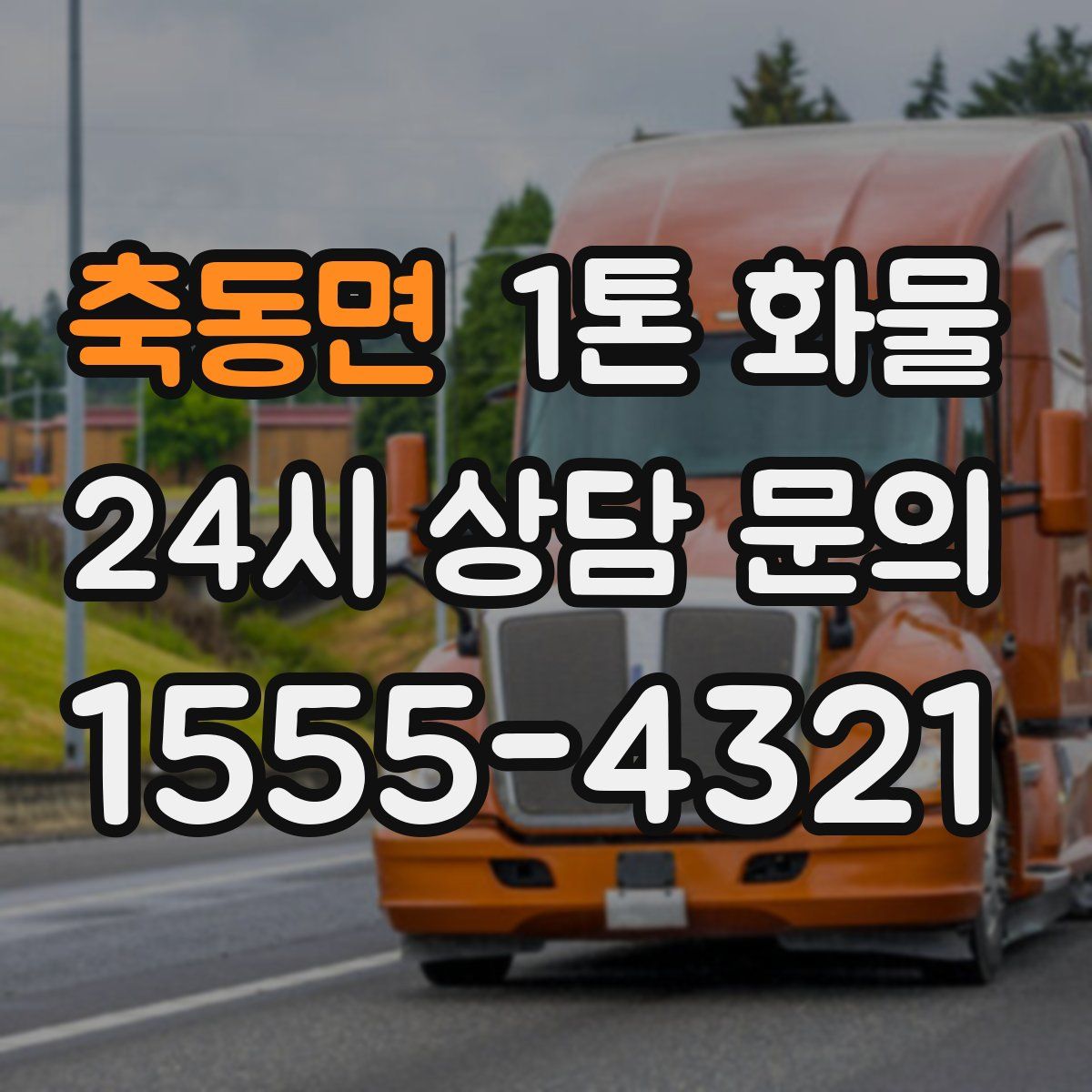 축동면 1톤 화물