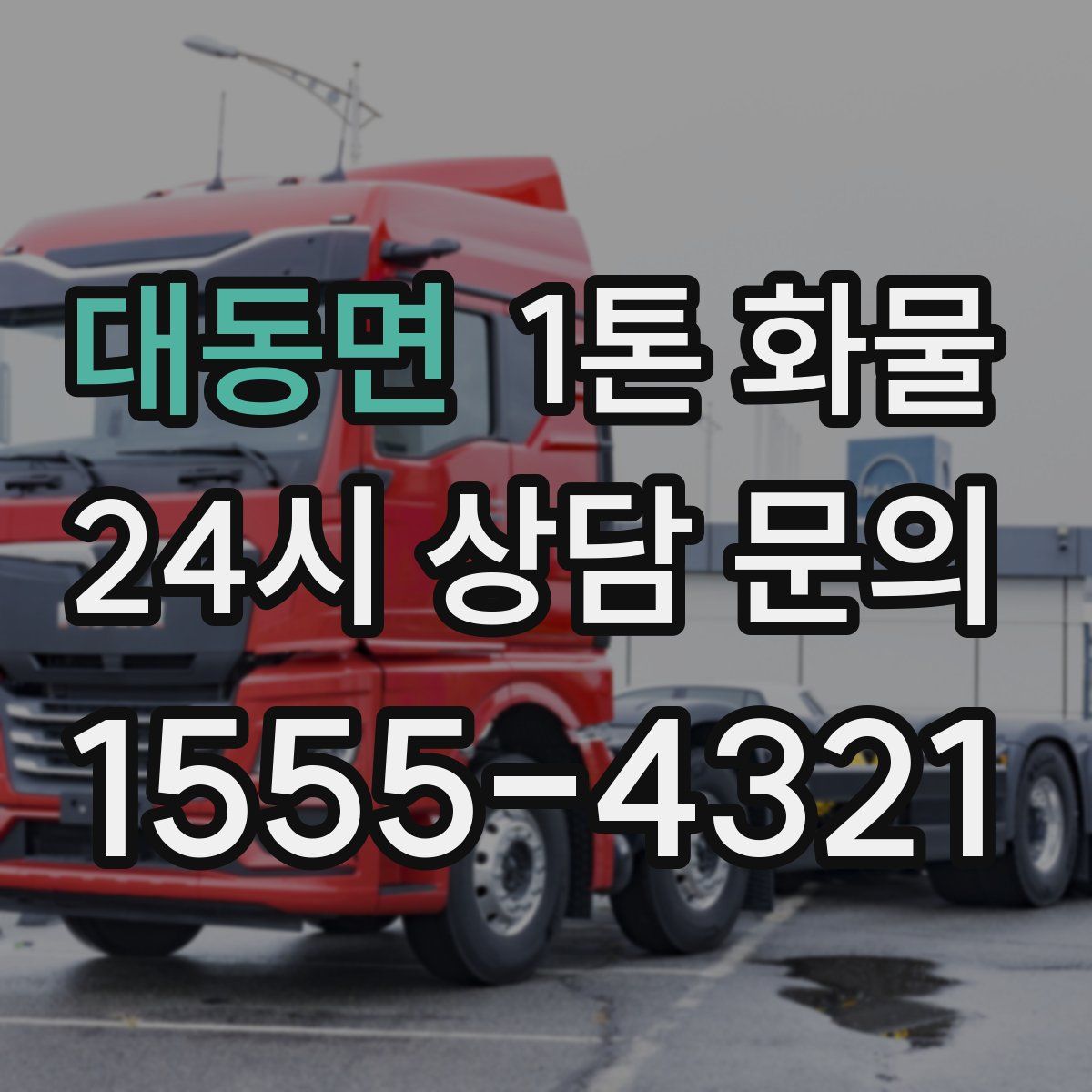 대동면 1톤 화물