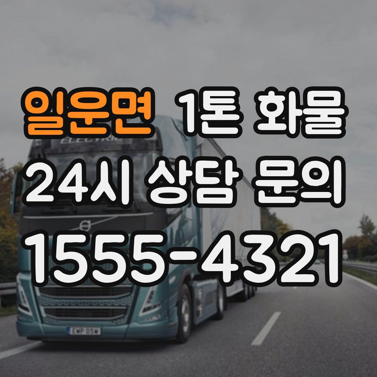 일운면 1톤 화물