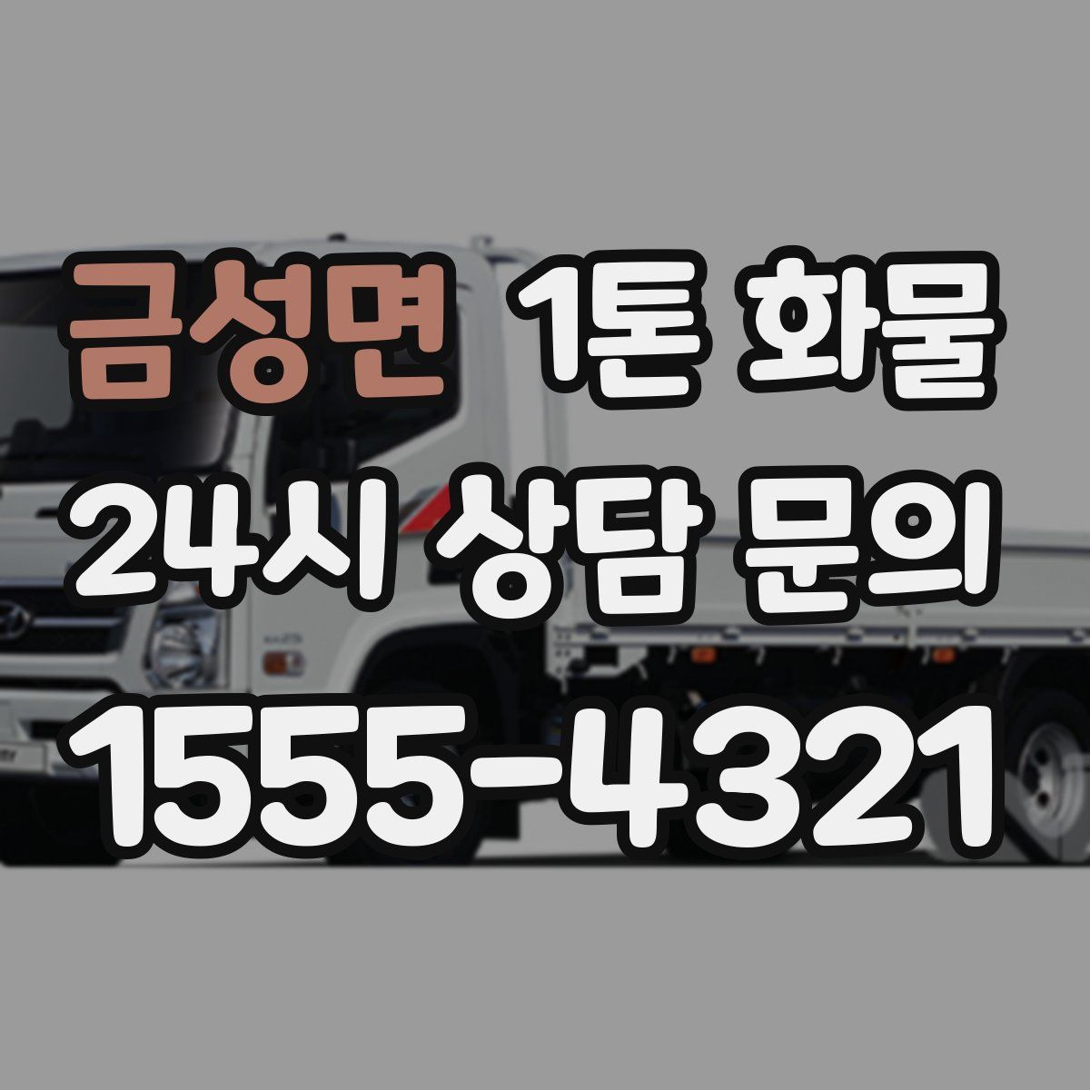 금성면 1톤 화물