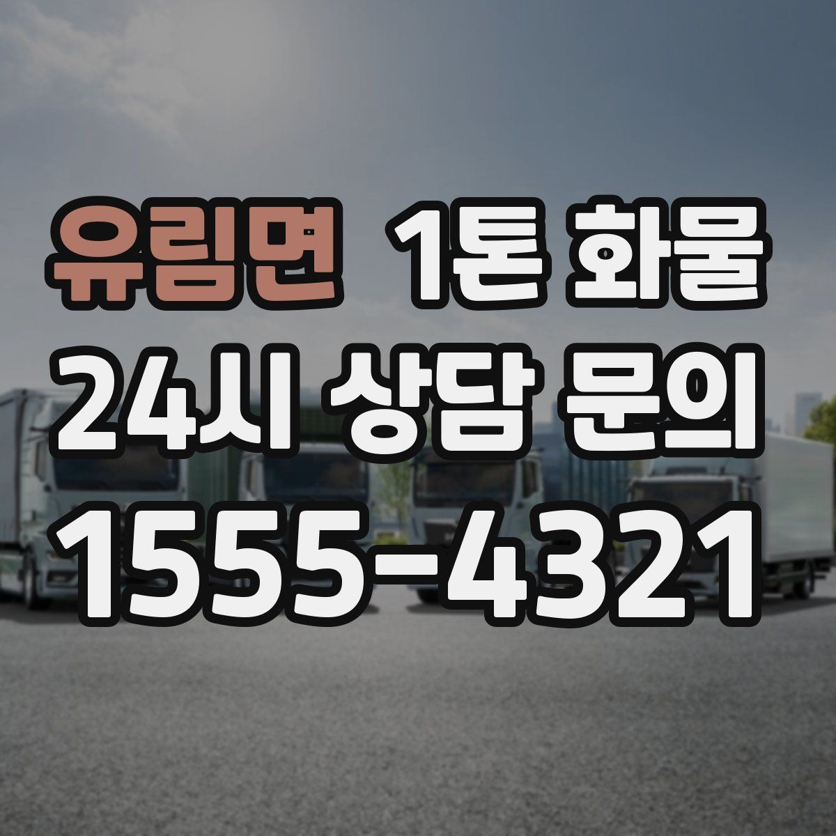 유림면 1톤 화물
