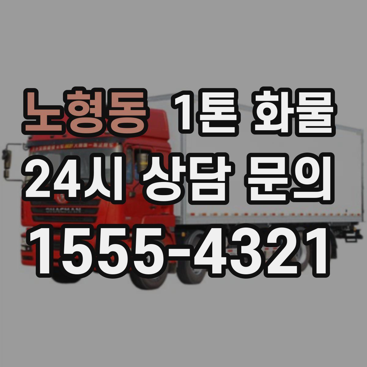 노형동 1톤 화물