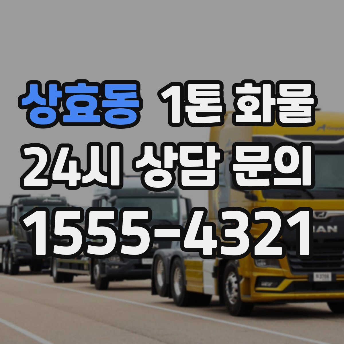 상효동 1톤 화물