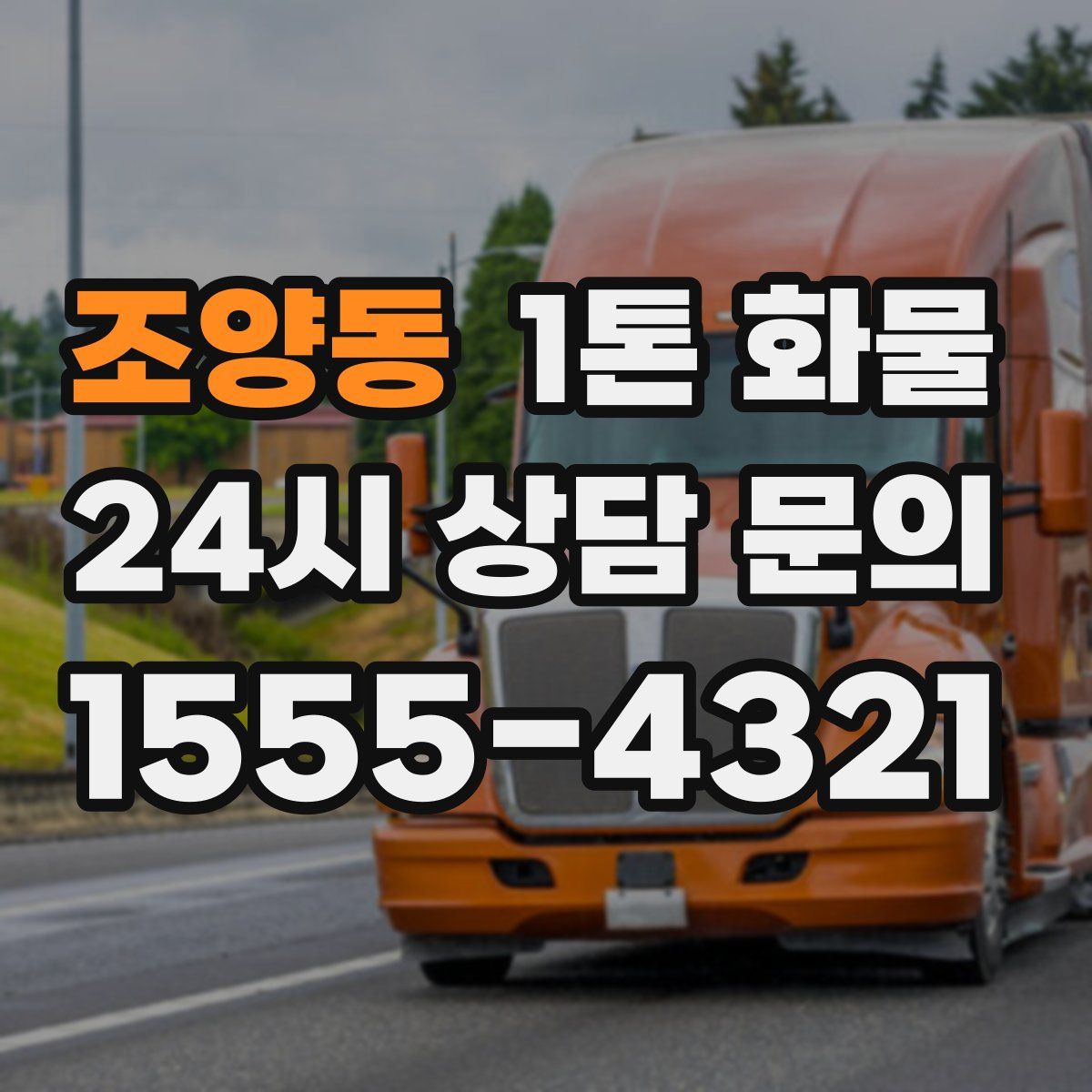 조양동 1톤 화물