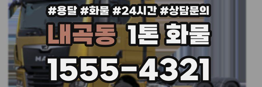 내곡동 1톤 화물