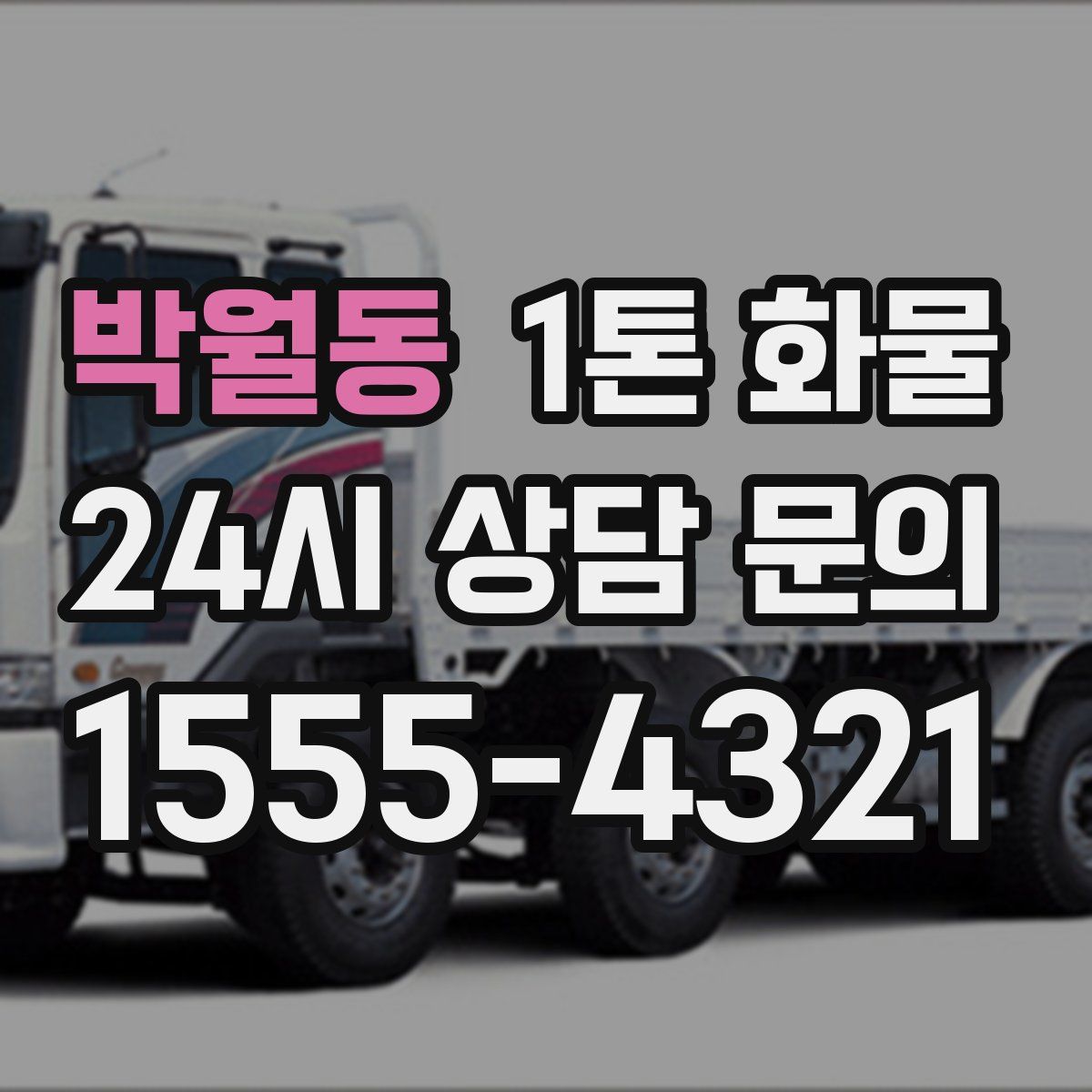 박월동 1톤 화물