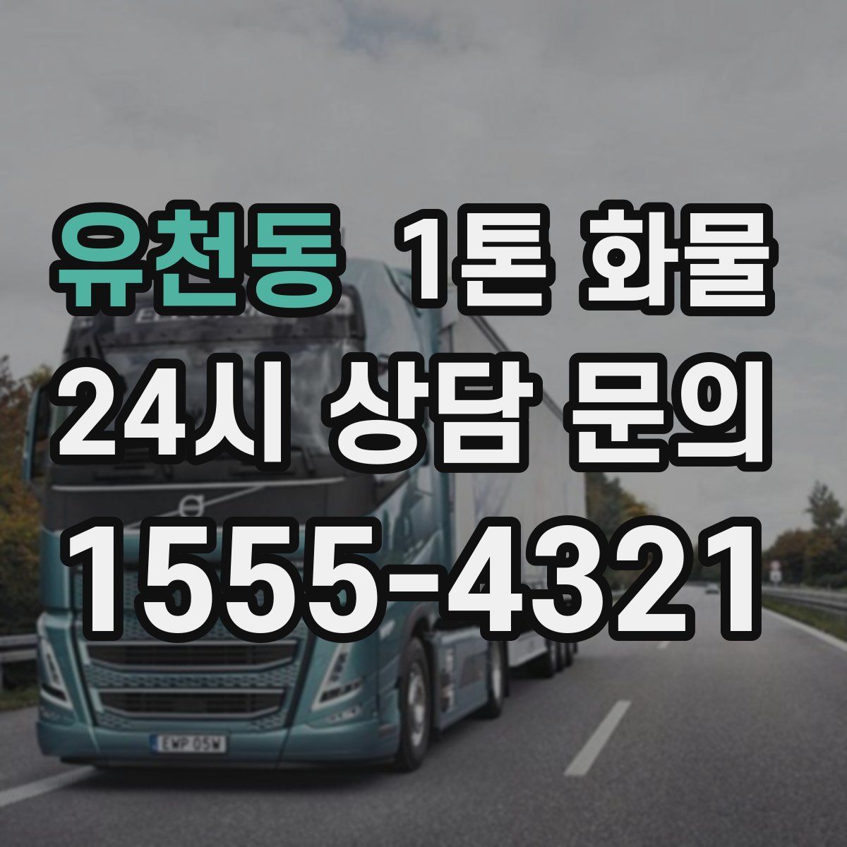 유천동 1톤 화물