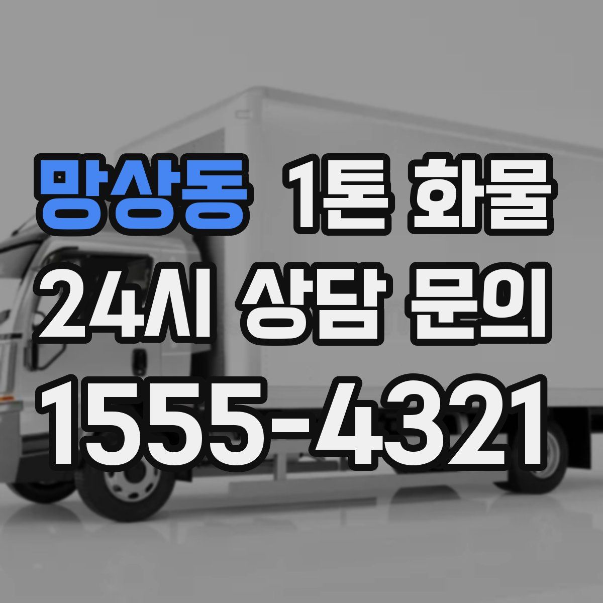 망상동 1톤 화물