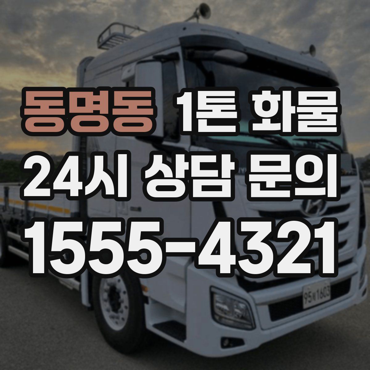 동명동 1톤 화물