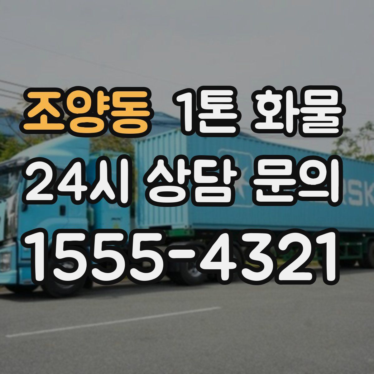 조양동 1톤 화물