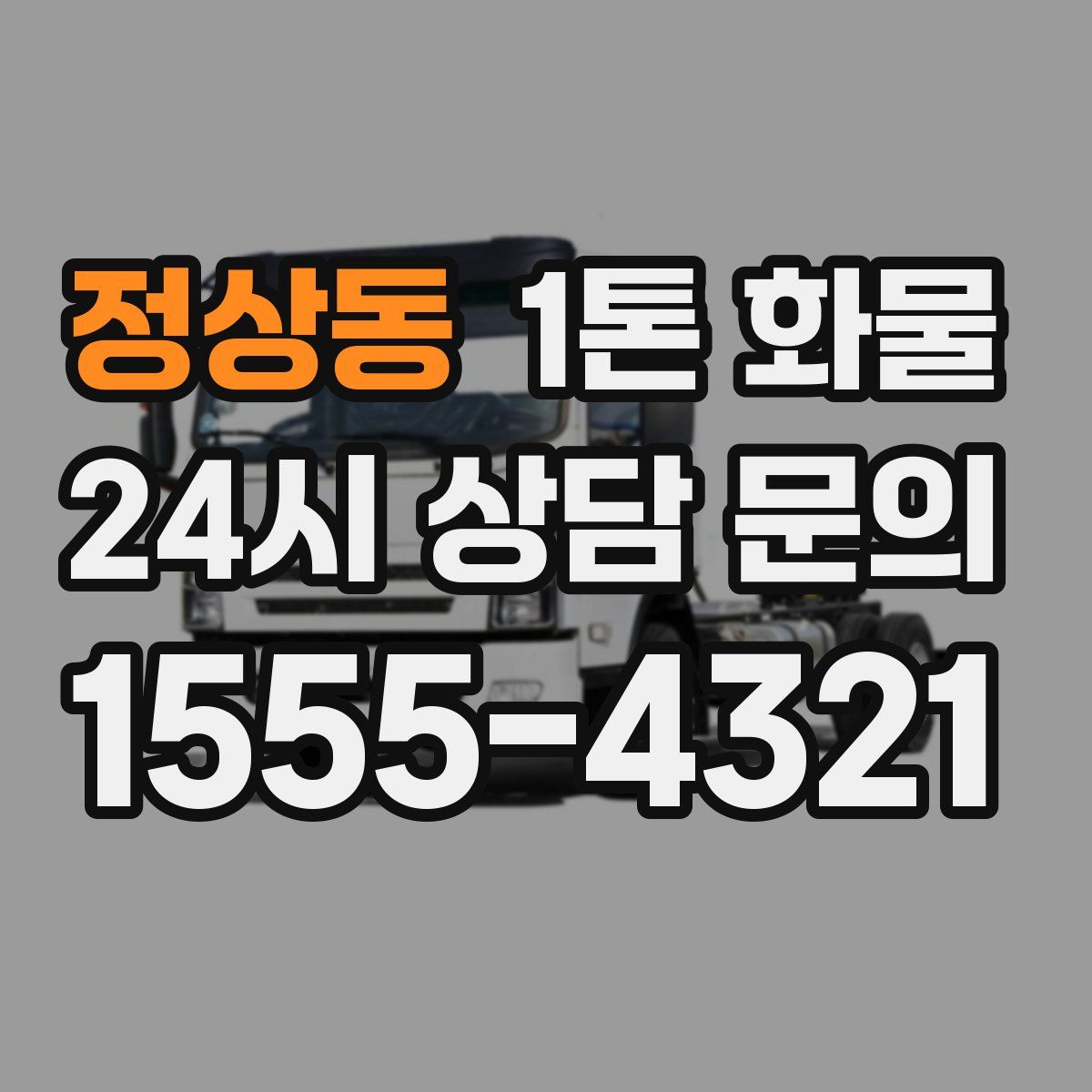 정상동 1톤 화물