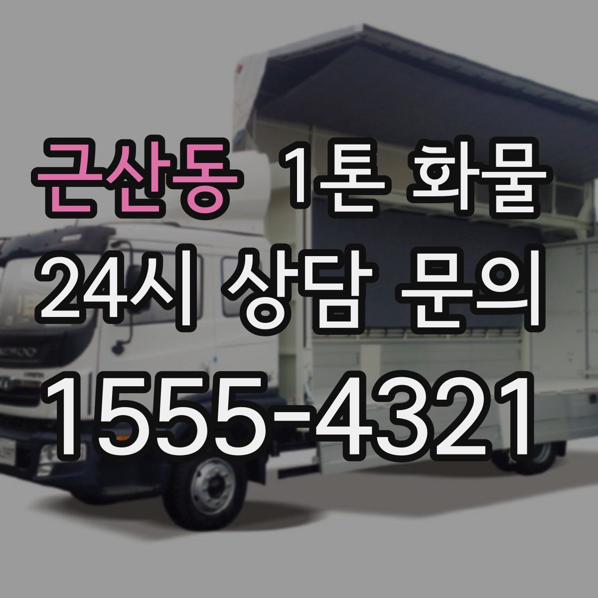 근산동 1톤 화물
