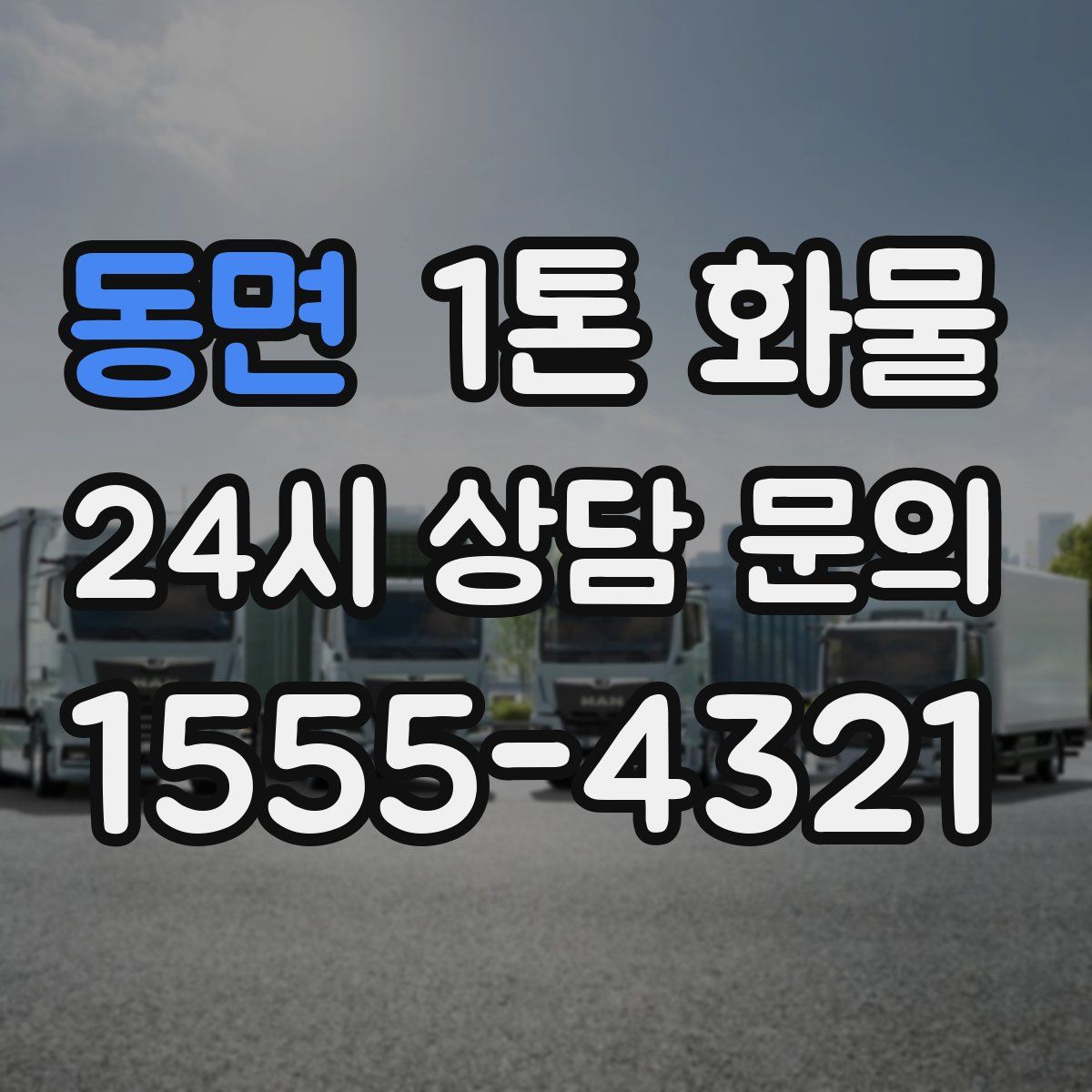 동면 1톤 화물