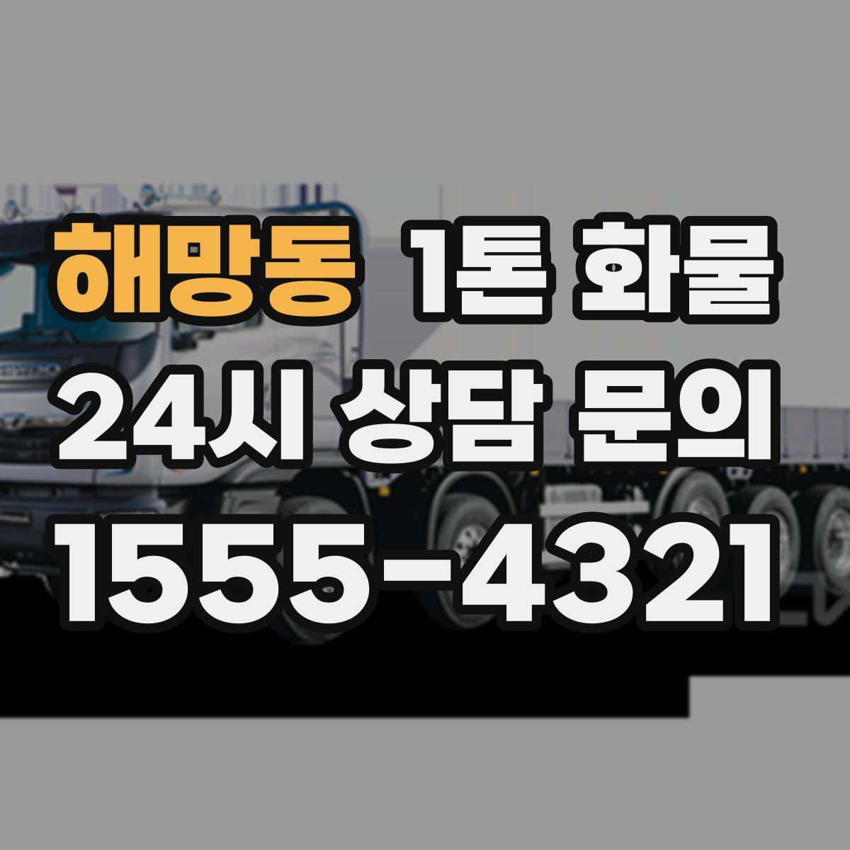 해망동 1톤 화물