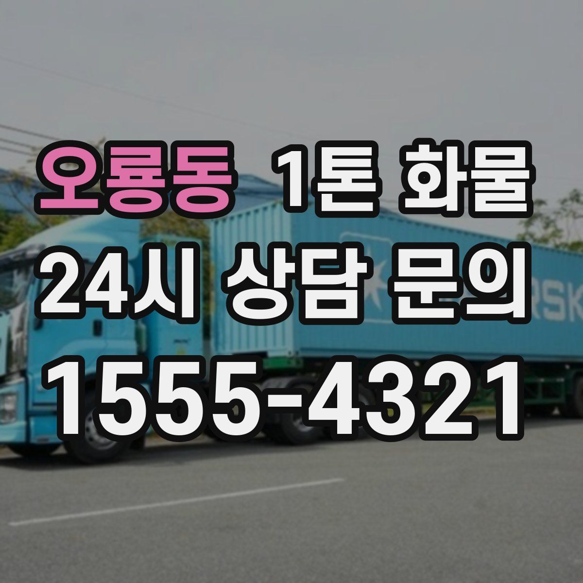 오룡동 1톤 화물