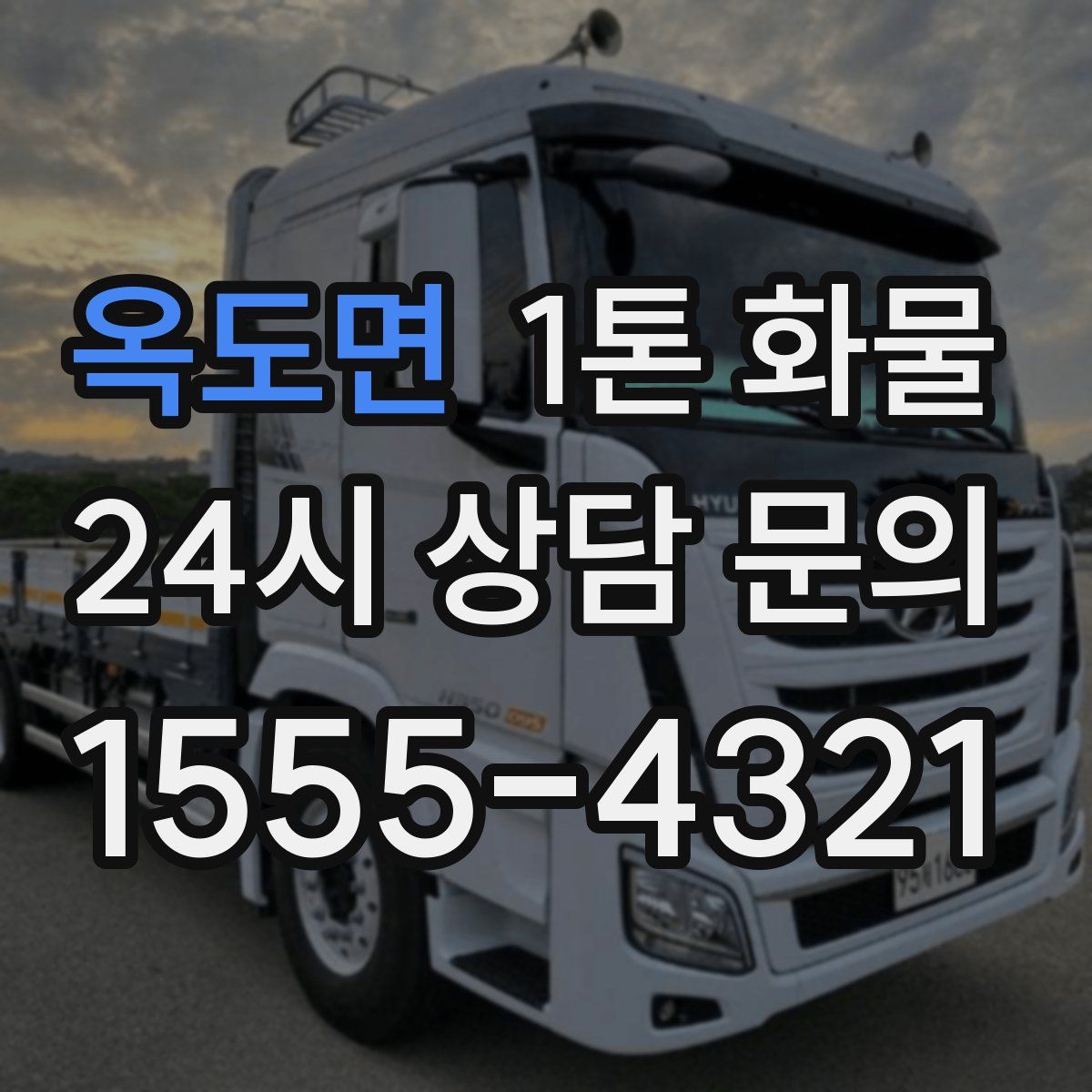 옥도면 1톤 화물
