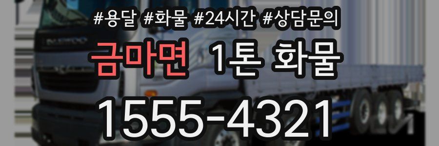 금마면 1톤 화물