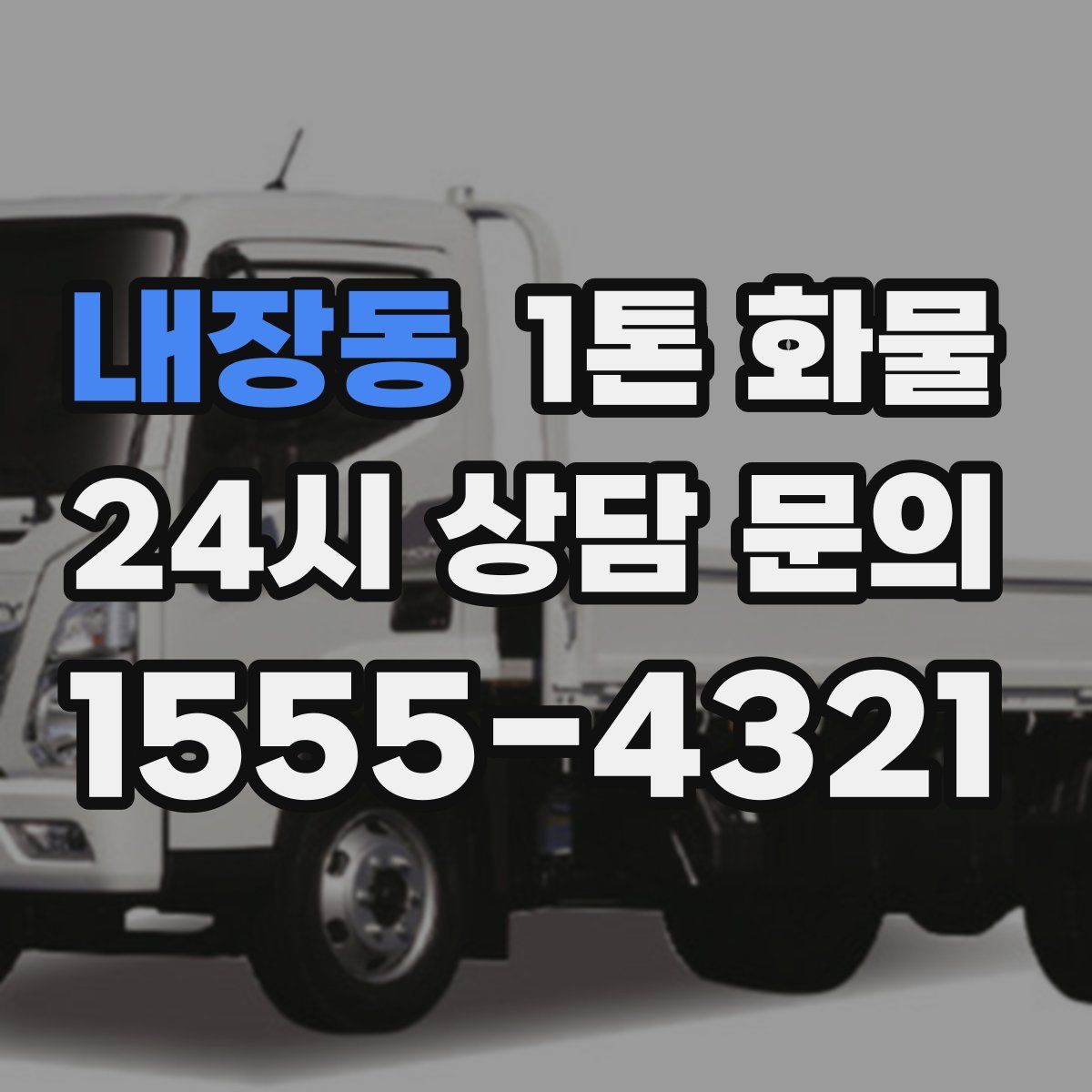 내장동 1톤 화물