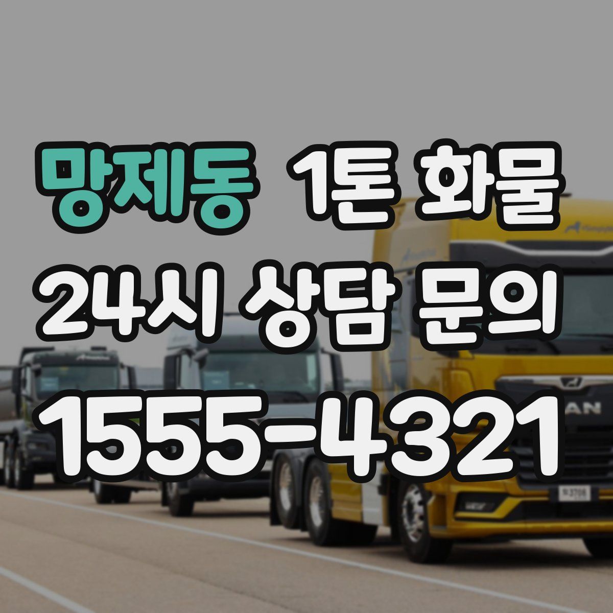 망제동 1톤 화물
