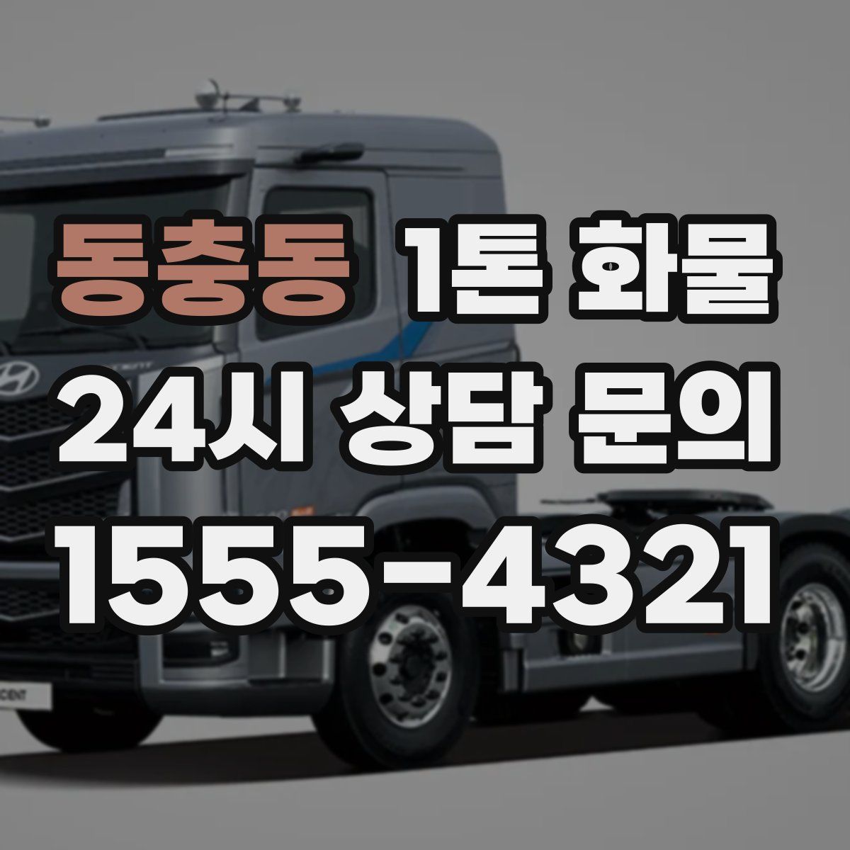 동충동 1톤 화물
