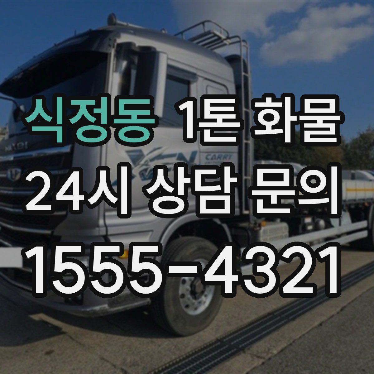 식정동 1톤 화물