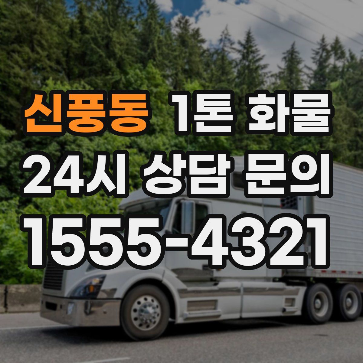 신풍동 1톤 화물