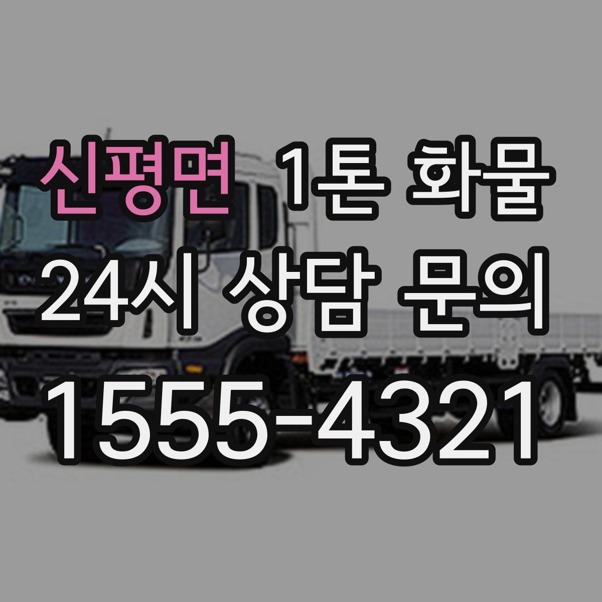 신평면 1톤 화물