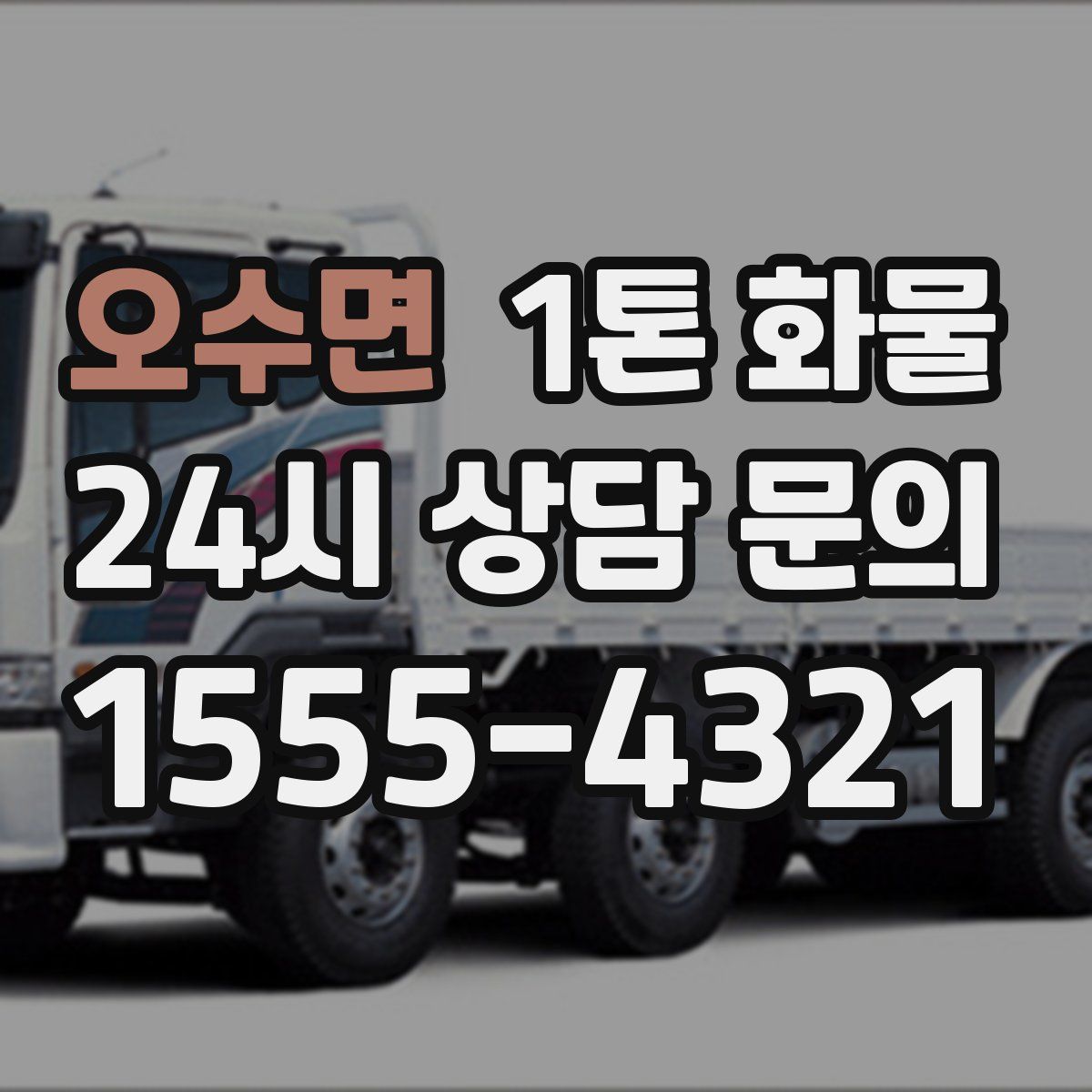 오수면 1톤 화물