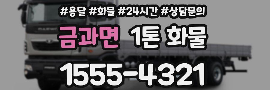 금과면 1톤 화물