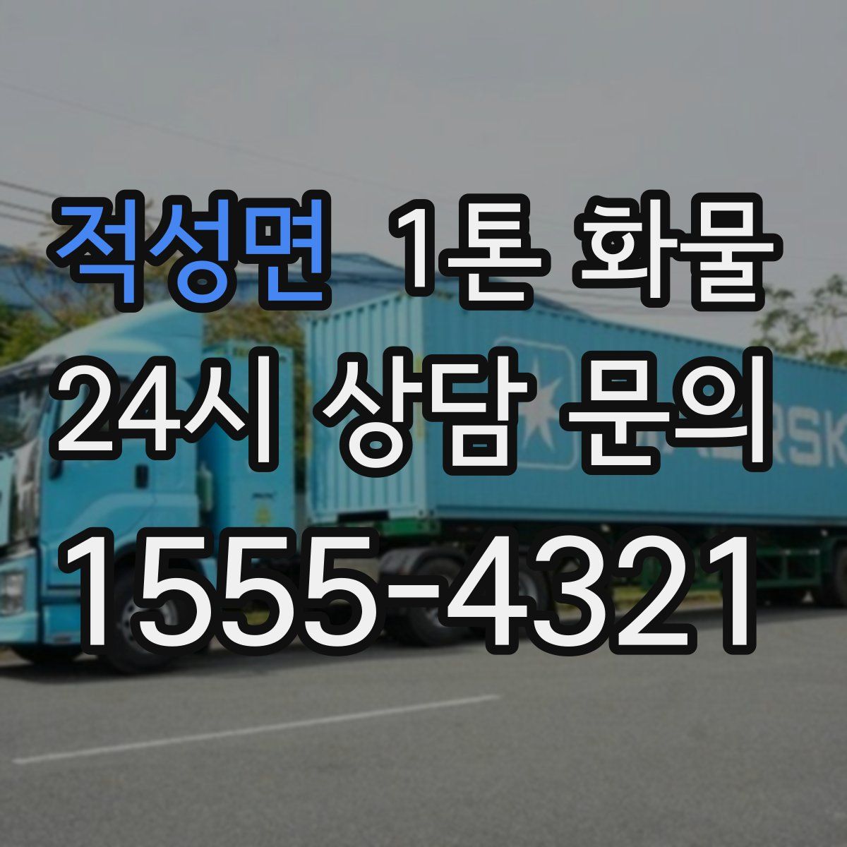 적성면 1톤 화물