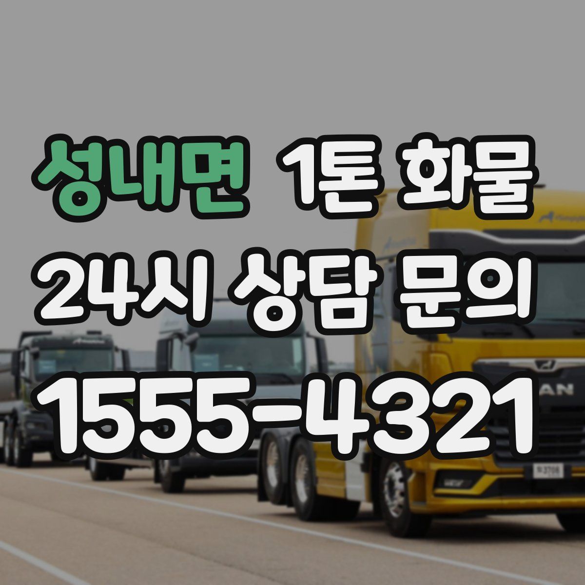 성내면 1톤 화물
