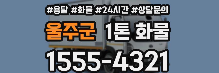 울주군 1톤 화물