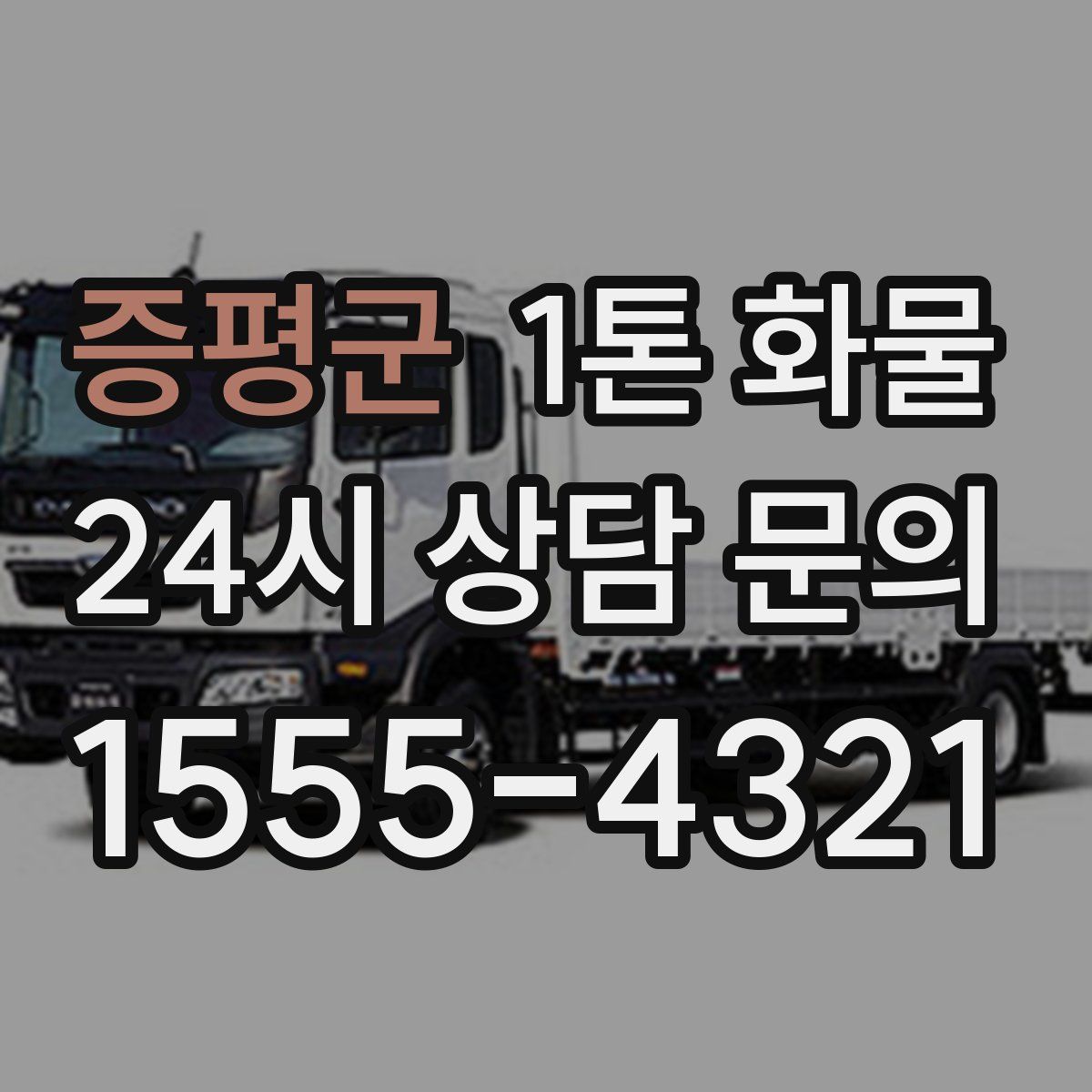 증평군 1톤 화물