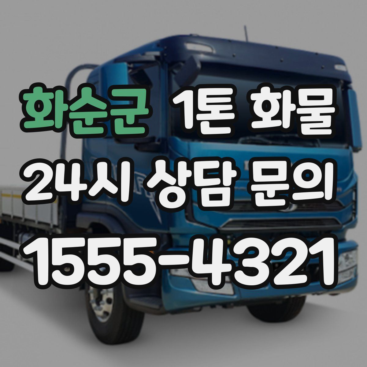 화순군 1톤 화물