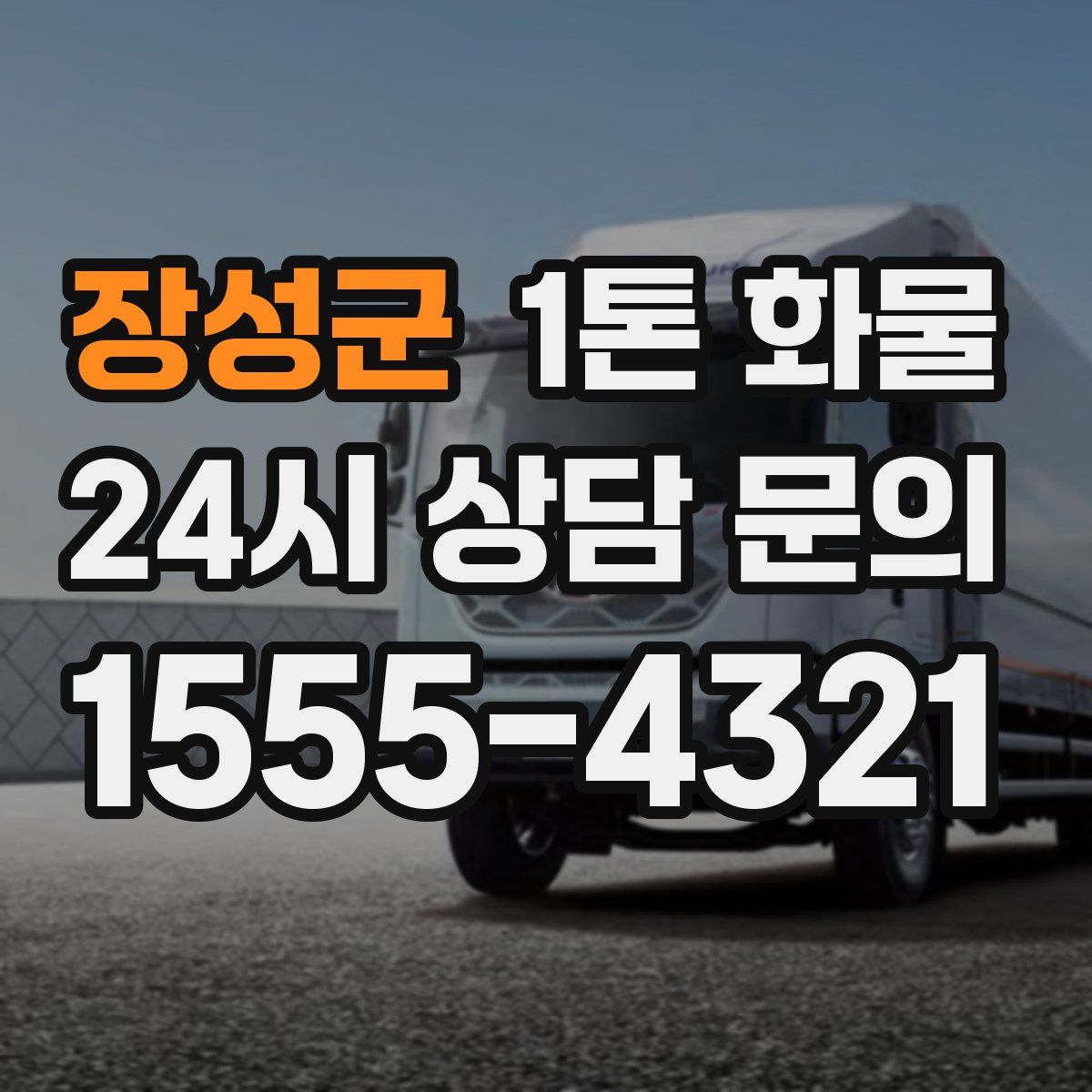 장성군 1톤 화물