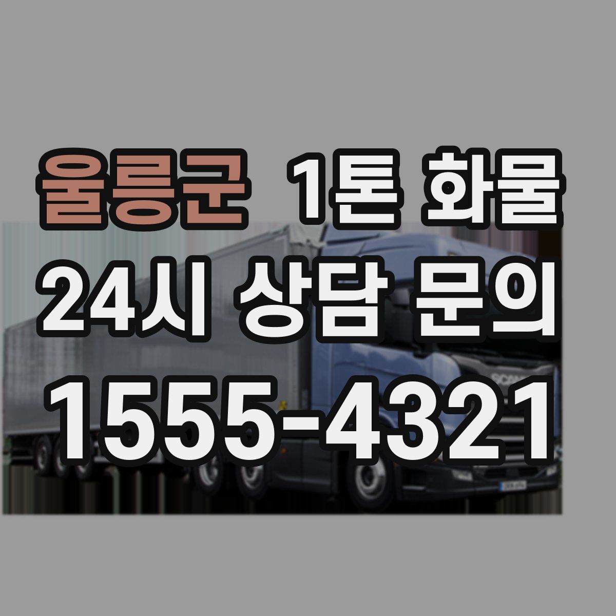 울릉군 1톤 화물