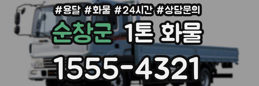 순창군 1톤 화물