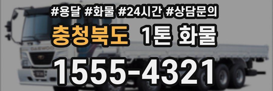 충청북도 1톤 화물