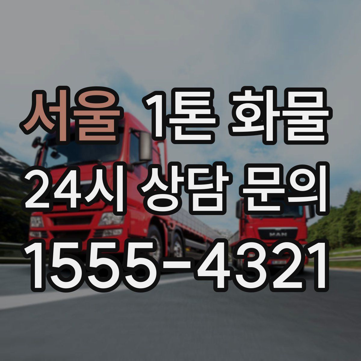 서울 1톤 화물