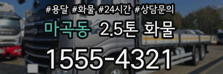 마곡동 2.5톤 화물
