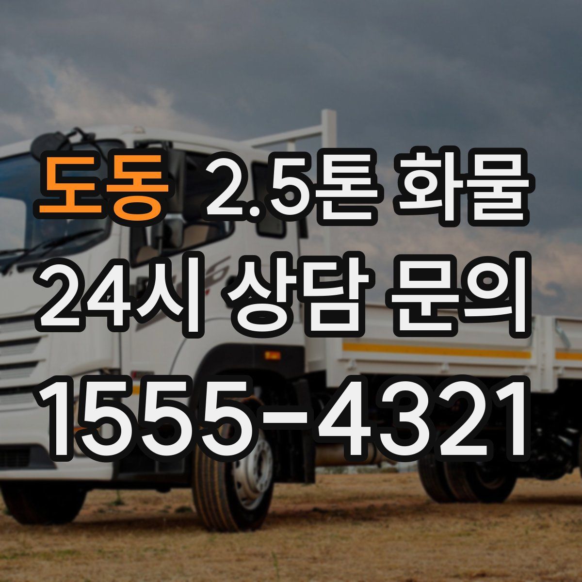 도동 2.5톤 화물