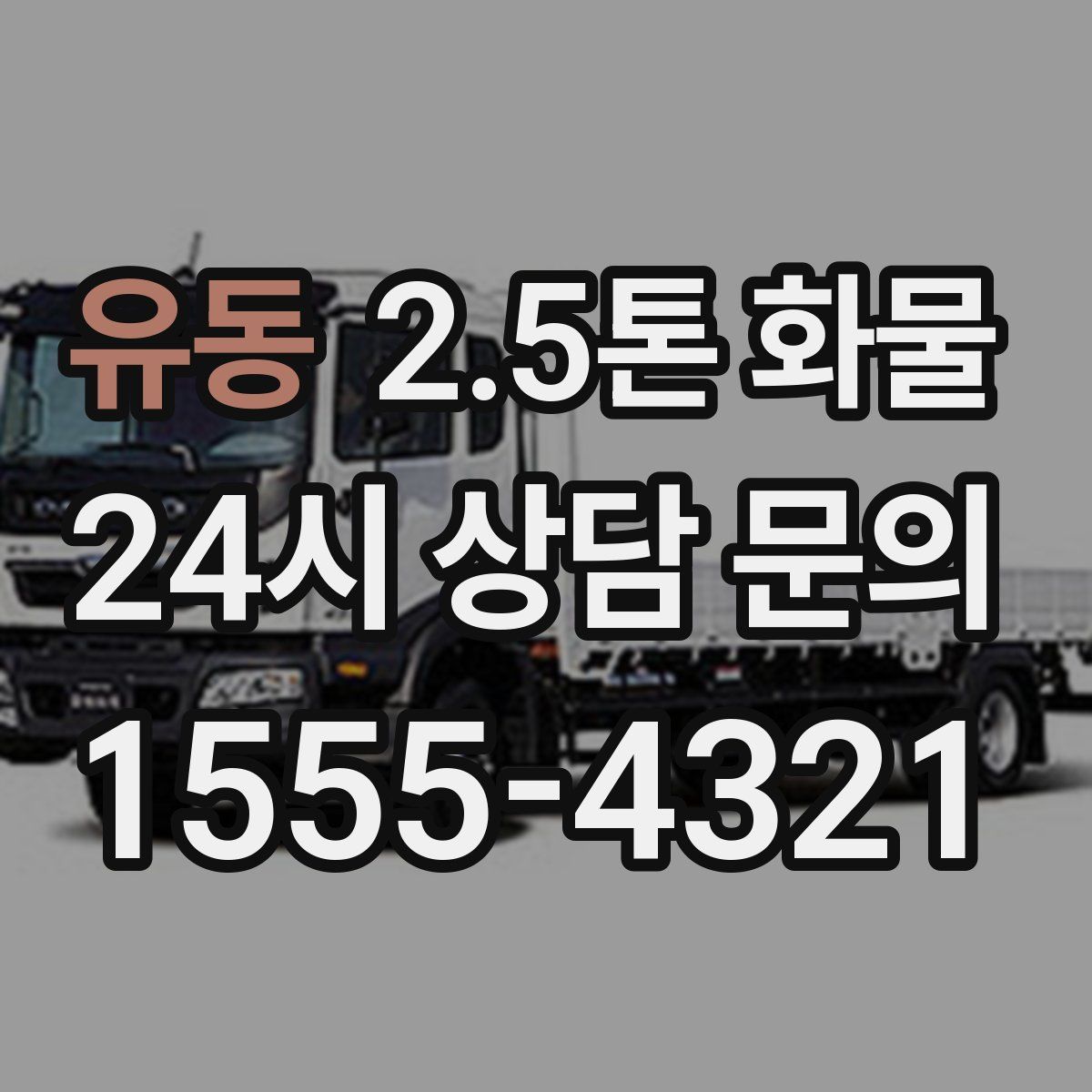 유동 2.5톤 화물