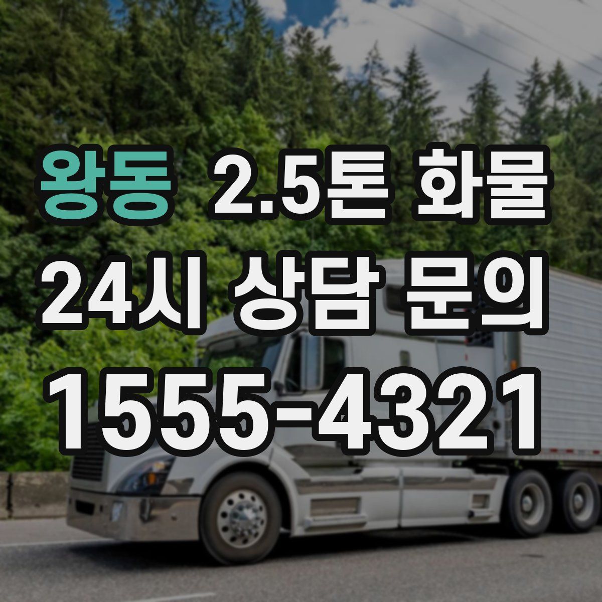 왕동 2.5톤 화물