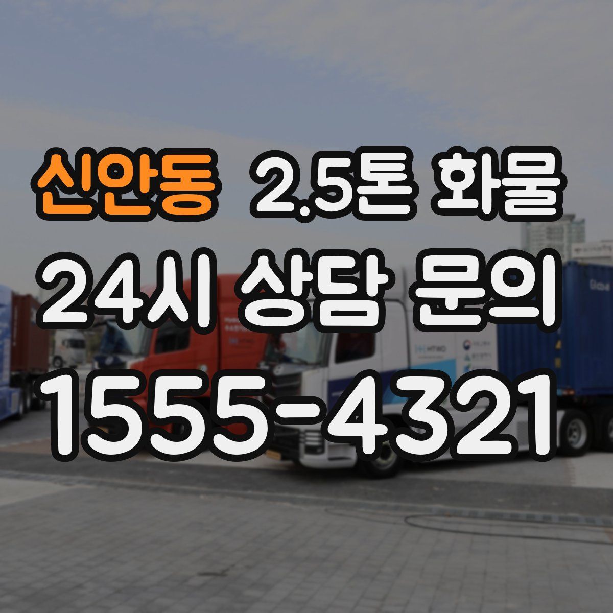 신안동 2.5톤 화물