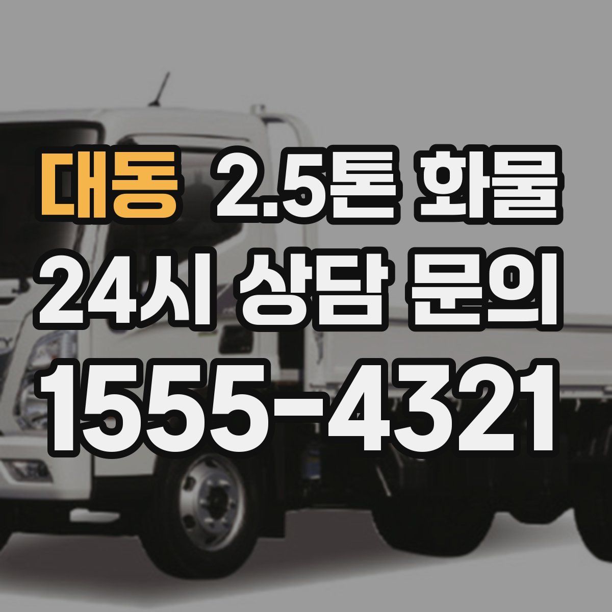 대동 2.5톤 화물