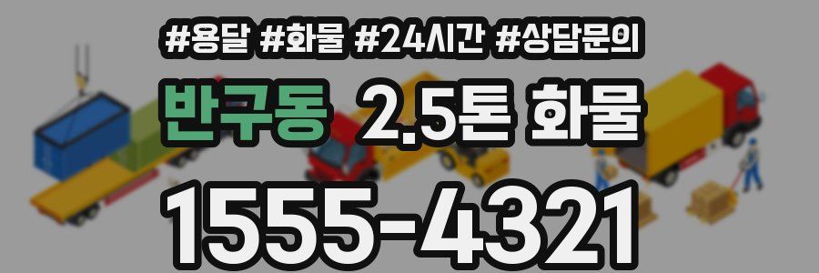 반구동 2.5톤 화물