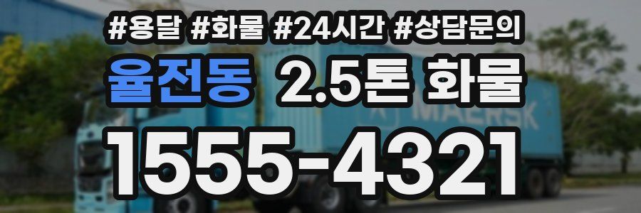 율전동 2.5톤 화물