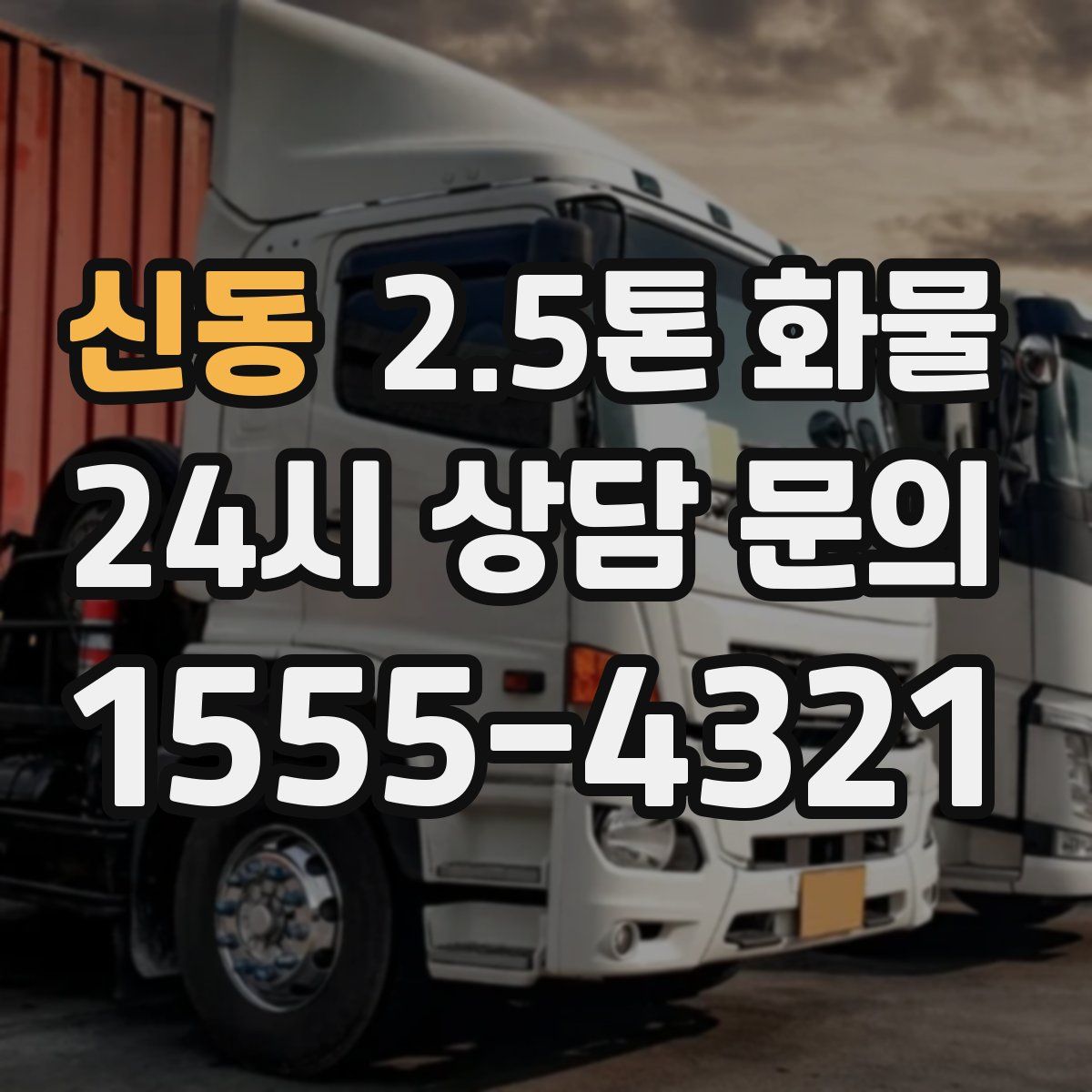신동 2.5톤 화물