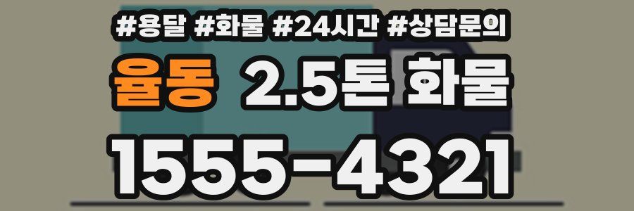 율동 2.5톤 화물
